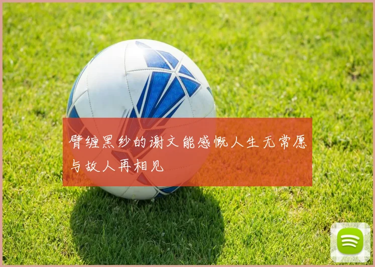 臂缠黑纱的谢文能感慨人生无常愿与故人再相见